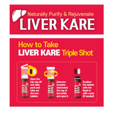 Load image into Gallery viewer, Liver Kare - • Energy Triple Shot for Total Liver Support, Cleanse and Detox, Protects Cells & Enzymes
