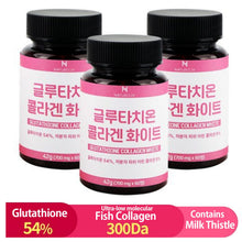 Load image into Gallery viewer, High Content Glutathione Collagen White 700mg (60 Tablets) with Milk Thistle