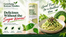 Load image into Gallery viewer, Geochang Bitter Melon Noodles – Korean Noodles with Bitter Melon Powder, 400g