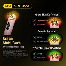 Load image into Gallery viewer, medicube Booster Pro X2™ | 7-in-1 Glow Beauty Device | 2X Care for Glow, Pores, Skin Definition & Radiance | Customized Dual & Sheet Mask Boost Modes | Korean Skincare Device | Pink