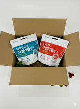 Load image into Gallery viewer, 문경미소 오미자 자일리톨 캔디 (40g x 5 bag ) – 달콤하고 상큼한 오미자 맛 무설탕 캔디/Mungyeong Miso Omija Xylitol Candy 40g – Naturally Sweet & Tangy Sugar-Free Candy