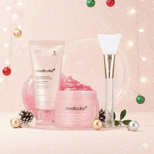 Load image into Gallery viewer, Medicube- Collagen Jelly Cream, 75ml -Pink Caffeine Night Wrapping Mask 75ml / Jelly Brush Sets