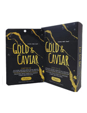 Load image into Gallery viewer, 10 packs of Hayan K- Beauty Sheet Mask Gold & Caviar (골드 앤 캐비어)