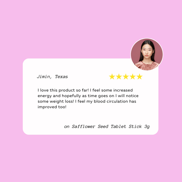 5-star Feedback on Safflower Seed Tablets