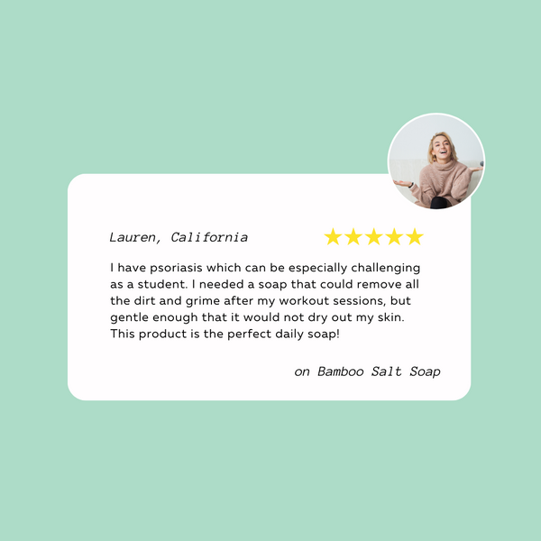 #FeedbackFriday on Bamboo Salt Soap!🧼✨