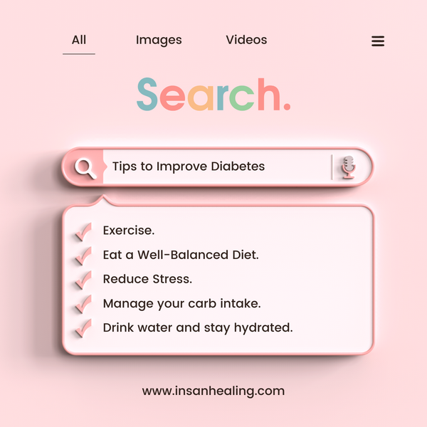 Tips to improve and control diabetes!💖✨