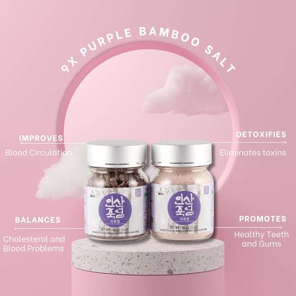Purple Bamboo Salt proactively supports your daily health