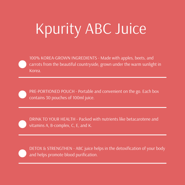 Benefits of Kpurity ABC Juice