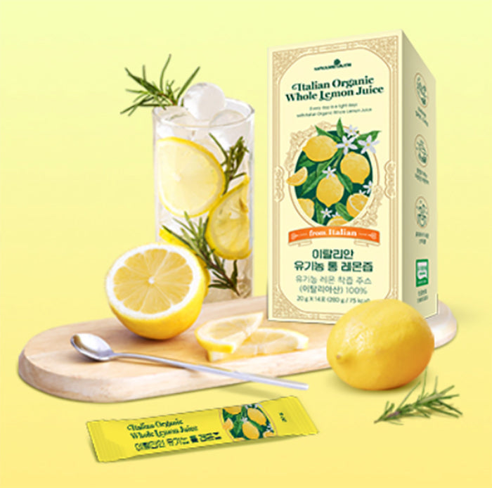 Organic Lemon Juice NFC (Not From Concentrate) – 100% Pure Italian