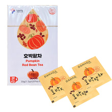 Load image into Gallery viewer, Pumpkin &amp; Red Bean Tea Herbal Hot or Cold Hygienic Tea
