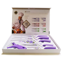 Load image into Gallery viewer, Kitchen Knife Set, Preparing Food 6-Piece Colorful Kitchen Knives Set

