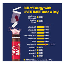 Load image into Gallery viewer, Liver Kare - •	Energy Triple Shot for Total Liver Support, Cleanse and Detox, Protects Cells &amp; Enzymes
