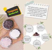 Load image into Gallery viewer, Artisan Yongyung Purple Bamboo Salt 240g (Crystal)
