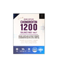 Load image into Gallery viewer, Chondroitin 1200 - Balance Max Bovine Cartilage Extract Powder

