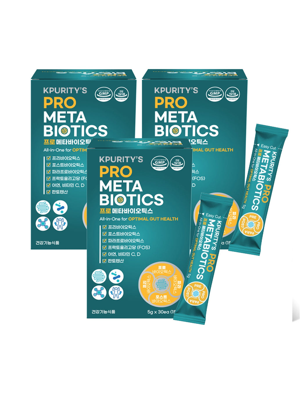 [2+1] Pro Metabiotics All-In-One For Optimal Gut Health 3 Boxes