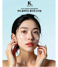 Load image into Gallery viewer, The image shows K. Solegio Collagen Sun Cream SPF 50+/PA+++.
