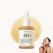 Load image into Gallery viewer, Anua Heartleaf 80 Soothing Ampoule – K-Beauty Hydration &amp; Pore Care Serum, Vegan Formula (30ml)
