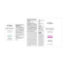 Load image into Gallery viewer, d'alba Piedmont Italian White Truffle Waterfull Mild Sunscreen, Vegan, Mineral Sunscreen, SPF 50+ PA++++, Non-Nano Sunscreen Suitable for all Sensitive Skin, Gentle &amp; Light Finish, Korean Skincare
