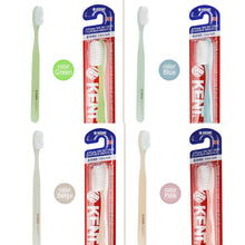 Load image into Gallery viewer, KENT Finest Soft Toothbrush 1 Box ( 6 piece)  - Micro Thin Bristles, Anti-bacterial, BPA Free for Sensitive Gums and Teeth
