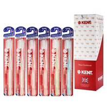 Load image into Gallery viewer, KENT Finest Soft Toothbrush 1 Box ( 6 piece)  - Micro Thin Bristles, Anti-bacterial, BPA Free for Sensitive Gums and Teeth
