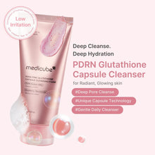 Load image into Gallery viewer, medicube Facial Cleanser PDRN Pink Glutathione Capsule Foam Cleanser | Daily Facial Cleanser for Pores - Uneven Skin Tone &amp; Texture, Hydrating &amp; Non-Stripping Face Wash, Korean Skincare, 4.23 oz
