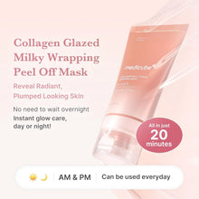 Load image into Gallery viewer, medicube Wrapping Mask Collagen Glazed Milky Glow Daytime Peel Off Mask
