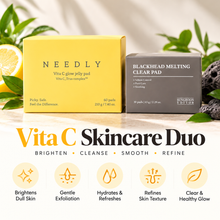 Load image into Gallery viewer, K-Beauty Glow &amp; Pore Care Duo – Brightening &amp; Blackhead Care Set (90 Pads)
