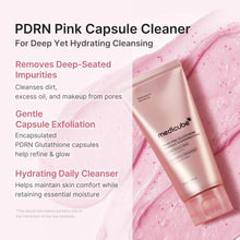 Load image into Gallery viewer, medicube Facial Cleanser PDRN Pink Glutathione Capsule Foam Cleanser | Daily Facial Cleanser for Pores - Uneven Skin Tone &amp; Texture, Hydrating &amp; Non-Stripping Face Wash, Korean Skincare, 4.23 oz
