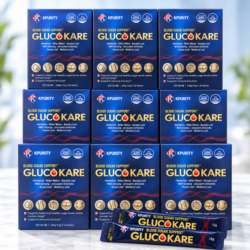 GLUCOKARE-Blood Sugar Balance Formula – With Berberine & Bitter Melon (12g x20 Sti)