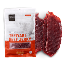 Load image into Gallery viewer, People&#39;s Choice Beef Jerky - Classic - TERIYAKI- 3oz Bag
