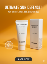 Load image into Gallery viewer, UV ESSENTIAL Multi-Protection Daily Sun Care (3 PACKS ) SPF 50+ PA+++ | Lightweight Broad Spectrum Sunscreen | Para Cosmetics (50ml / 1.7 fl.oz.)
