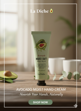Load image into Gallery viewer, La Diche Avocado Moist Soft Hand Cream ( 6 packs) Deep Nourishment · Featherlight Touch
