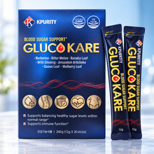 Load image into Gallery viewer, GLUCOKARE-Blood Sugar Balance Formula – With Berberine &amp; Bitter Melon (12g x20 Sti)
