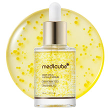 Load image into Gallery viewer, Medicube Deep Vitamin C Capsule Serum | Hydrating Facial Serum for Dull &amp; Uneven Looking Skin | Liposome Vitamin Capsules for Radiant &amp; Smooth Skin Texture | Korean Skincare, 1.01 fl oz
