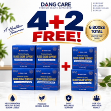 Load image into Gallery viewer, 4 Boxes  + 2 Boxes of DangCare of DangCare Blood Glucose Support (60 Tablets)
