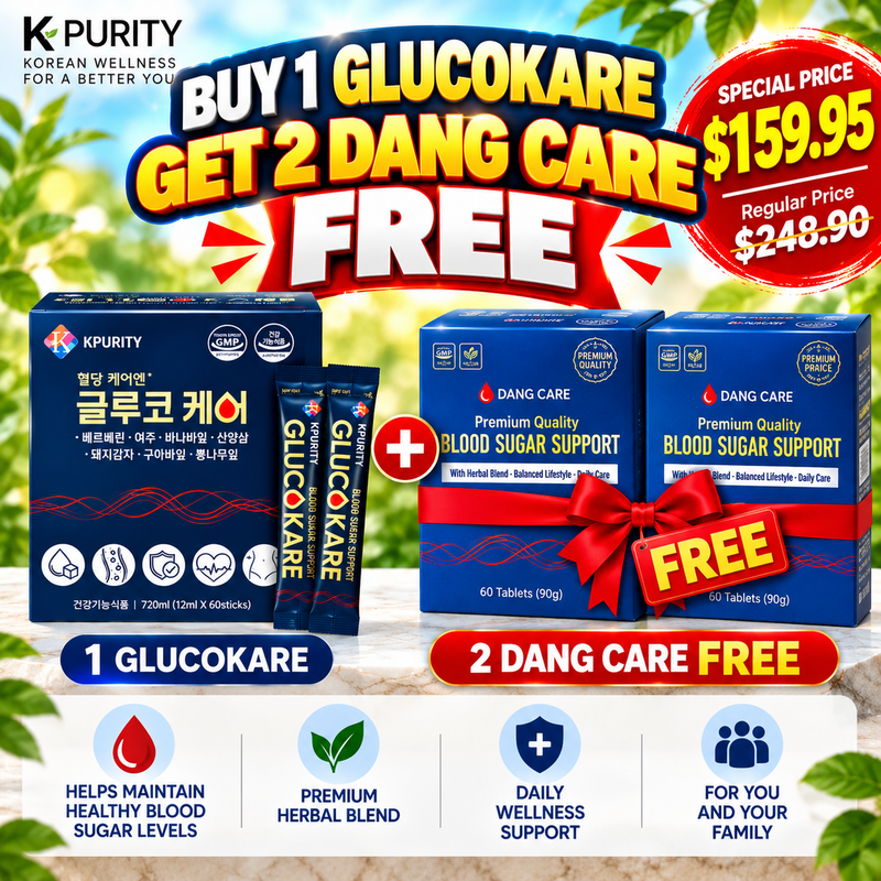 GLUCOKARE-Blood Sugar Balance Formula +2 Box Dangcare FREE!!!!