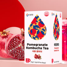 Load image into Gallery viewer, Pomegranate Kombucha (20 Tea Bags) Tea
