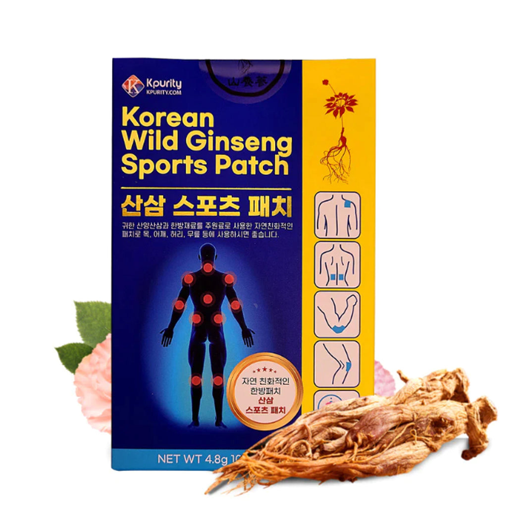 Korean Wild Ginseng Healing Sports Patch (2ea x 5)