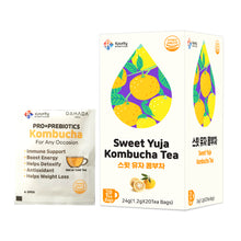 Load image into Gallery viewer, Sweet Yuja Kombucha Tea (20 Tea Bags)
