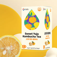 Load image into Gallery viewer, Sweet Yuja Kombucha Tea (20 Tea Bags)
