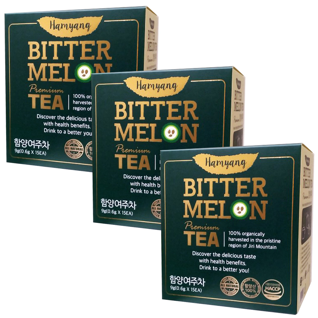 [2+1] 3 Pack Hamyang 100% Organic Premium Bitter Melon Tea