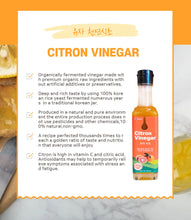 Load image into Gallery viewer, Citron Vinegar 250 ml
